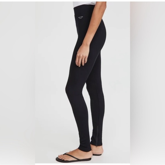 Rag & Bone Sunday Leggings w Logo & Ankle Zips. Size XS. - Picture 1 of 6